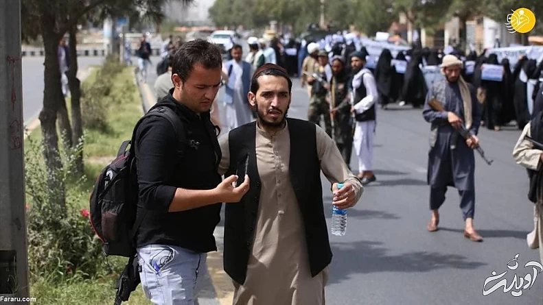(تصاویر) تظاهرات زنان هوادار طالبان